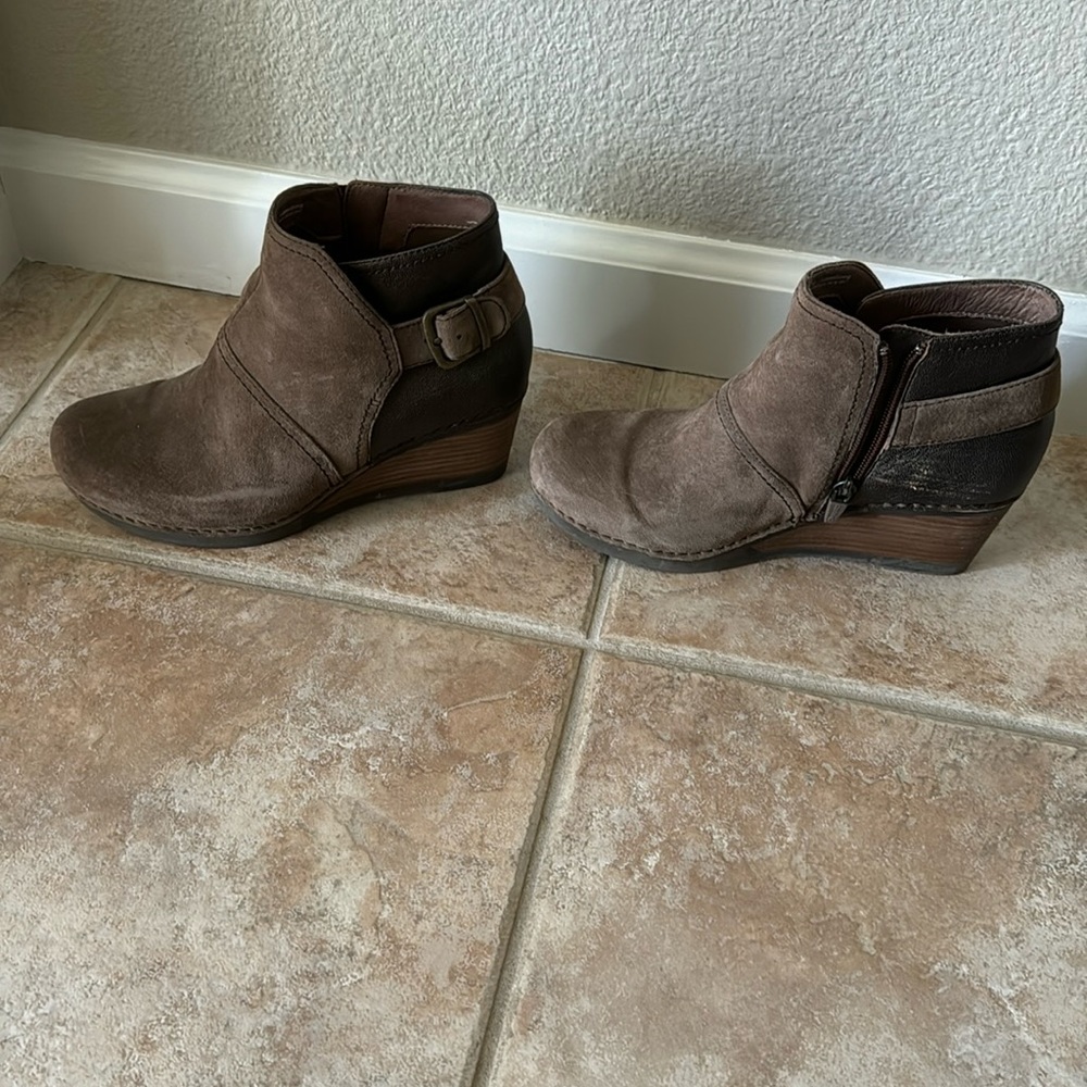 Dansko wedge ankle boots